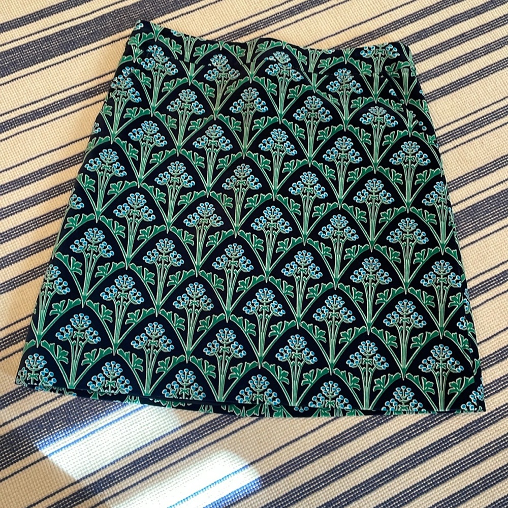EUC Boden Patterned Velvet Mini in Size 6R